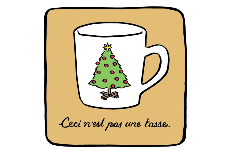 T-shirt Magritte Christmas