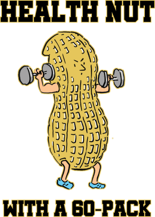 T-shirt Health Nut with 60-Pack
