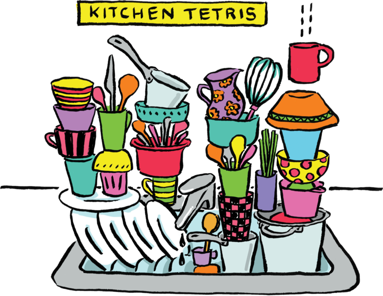 T-shirt Kitchen Sink Tetris