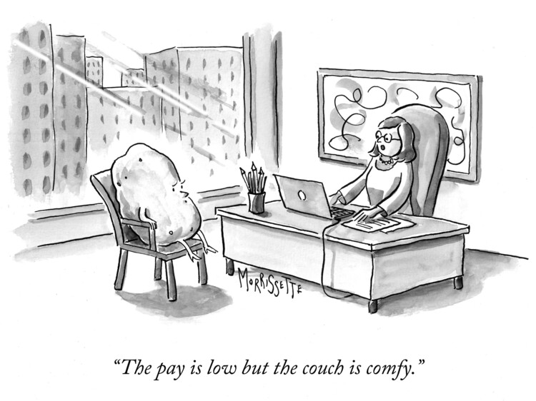 Плакат Couch Potato Job