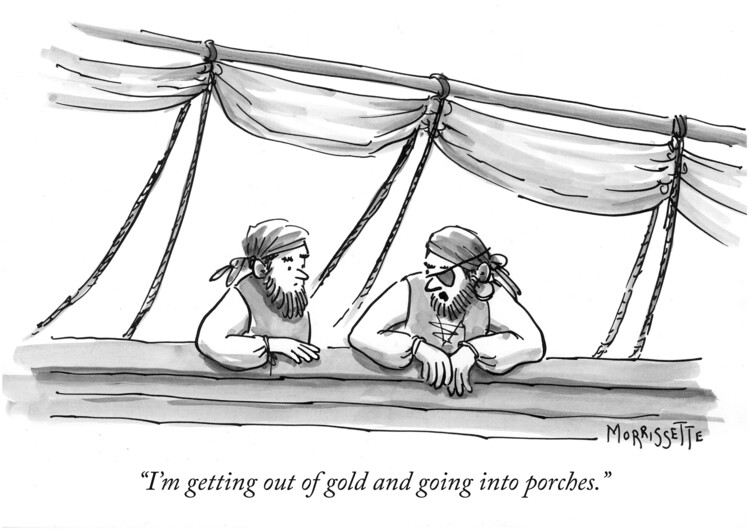 Плакат Porch Pirates