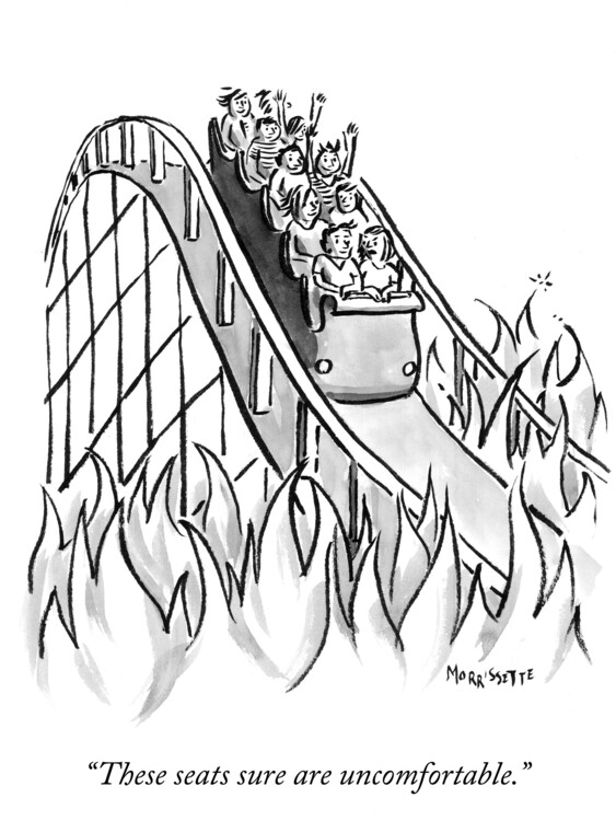 Плакат Dystopian Roller Coaster