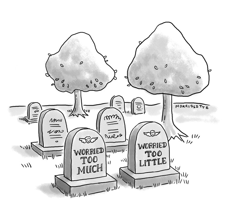 Плакат Worried Gravestones
