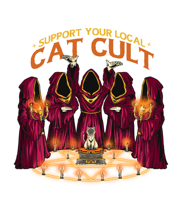 T-shirt cat worship