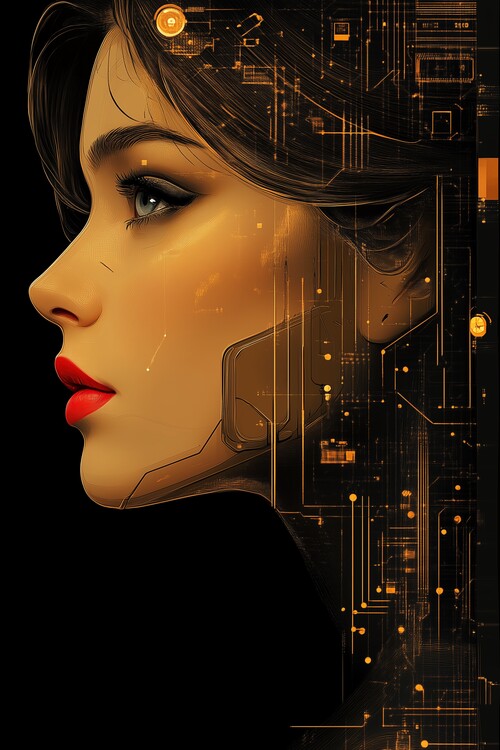 Poster Art Deco Women 04