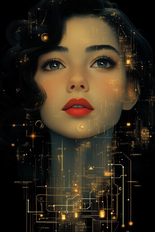 Poster Art Deco Women 05