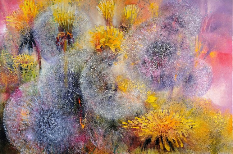 Plakat Dandelions - spring dreams