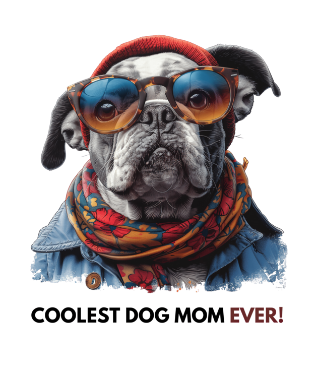 T-shirt Französische Bulldogge Dog Mom Grandmother