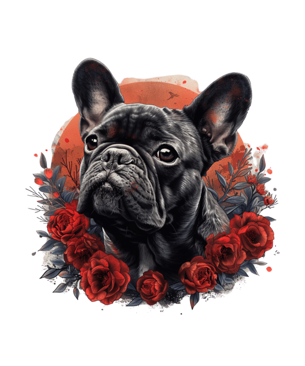 T-shirt Französische Bulldogge