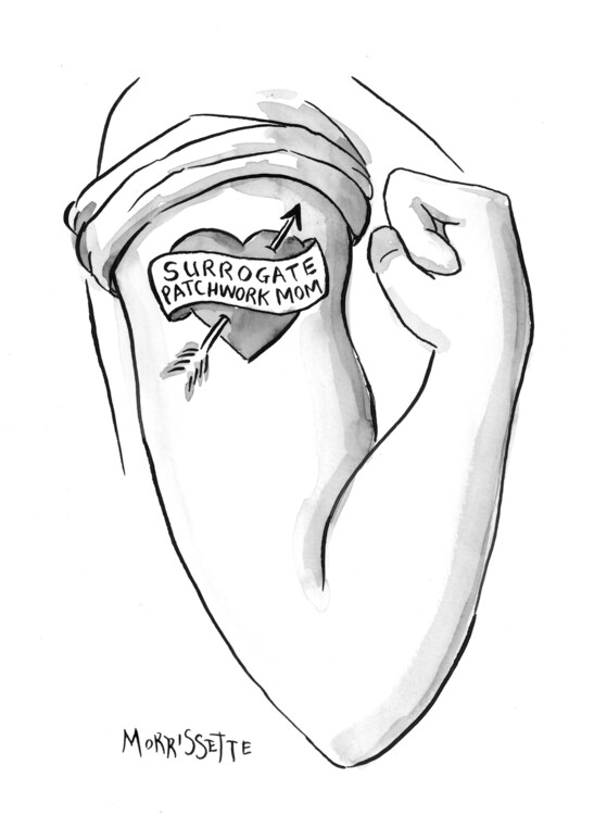 Плакат Patchwork Mom Tattoo