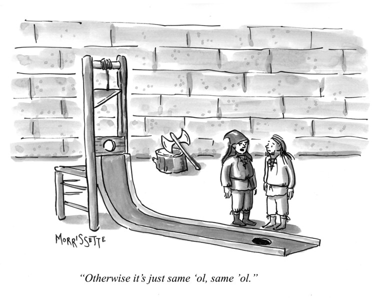 Плакат Guillotine Boredom