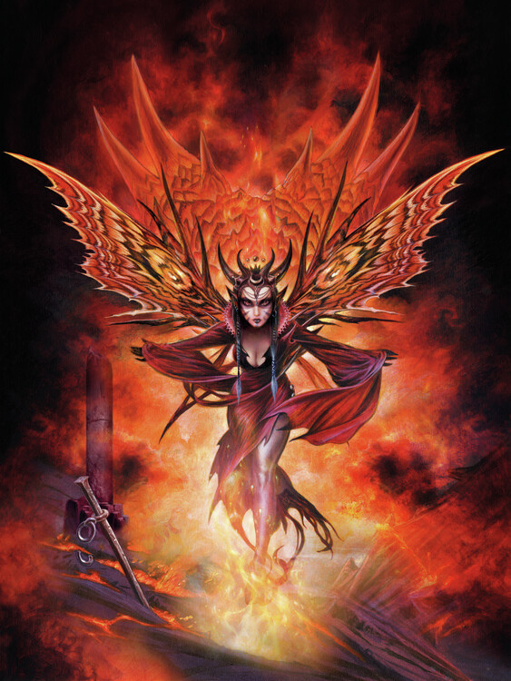 Canvas Print In the wake of Astaroth