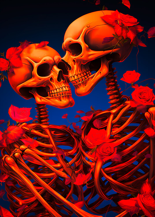 Plakat lovely skulls