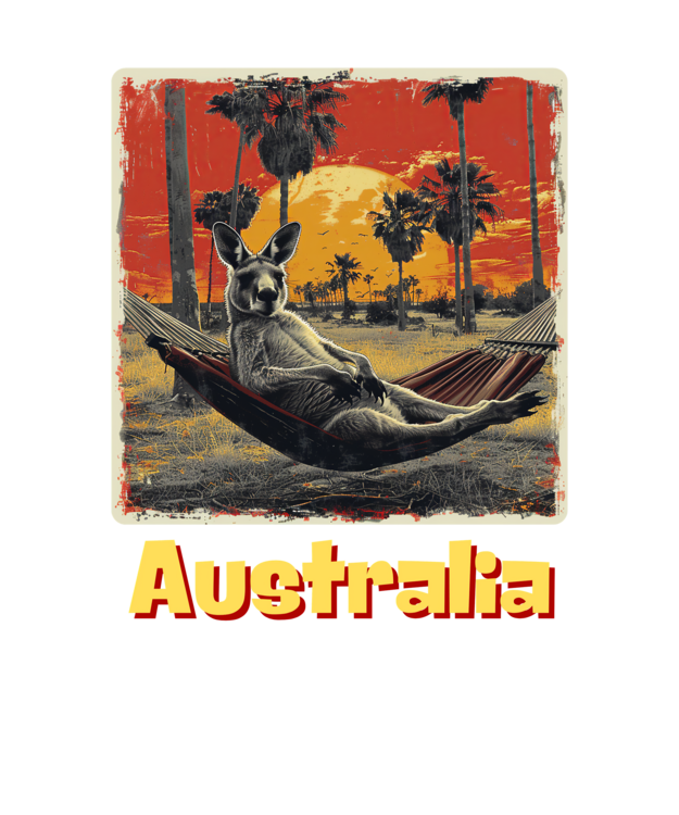 T-shirt Känguru Australien
