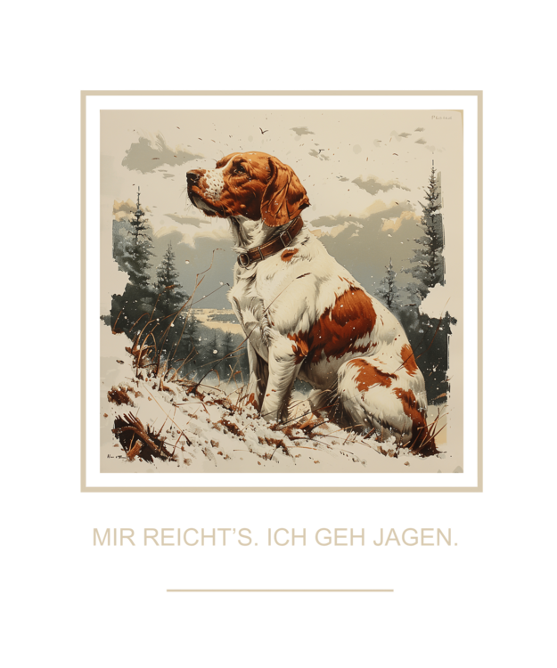 T-shirt Hund Jäger Jagdhund Waidmannsheil T Shirt