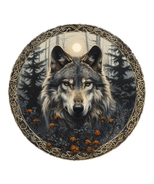 T-shirt Wolf Wikinger Kelten Fenriswolf Fenris