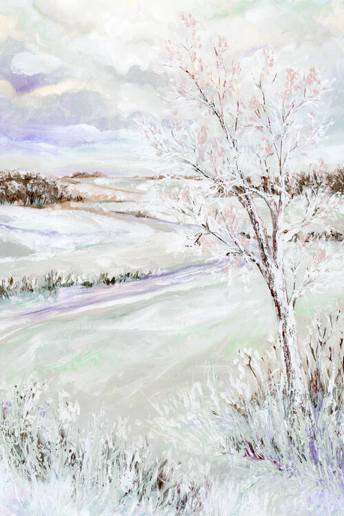 Canvas Print Winter glow