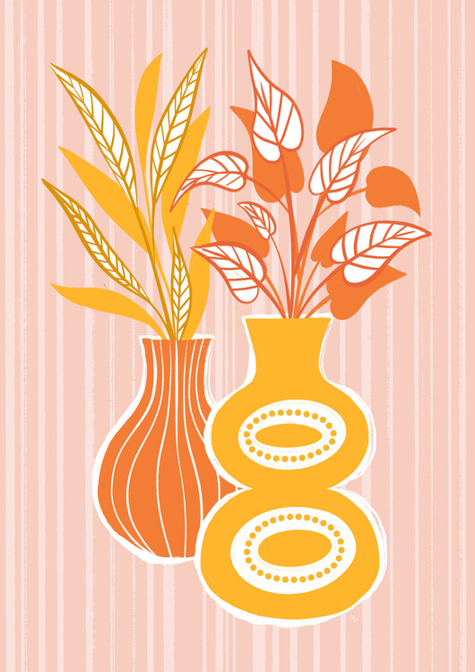 Poster Bright Vases
