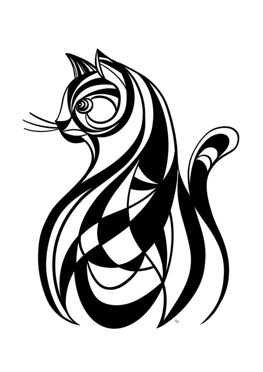 Poster Black Cat