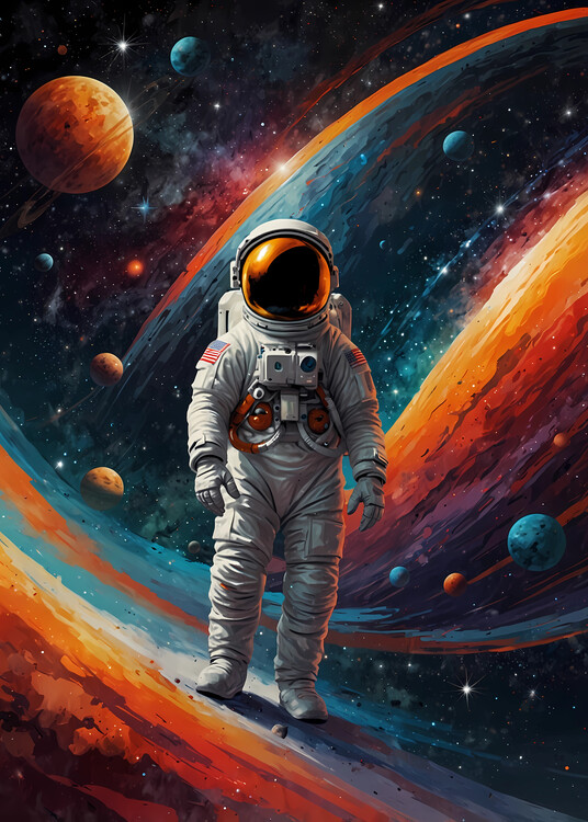 Poster space journey