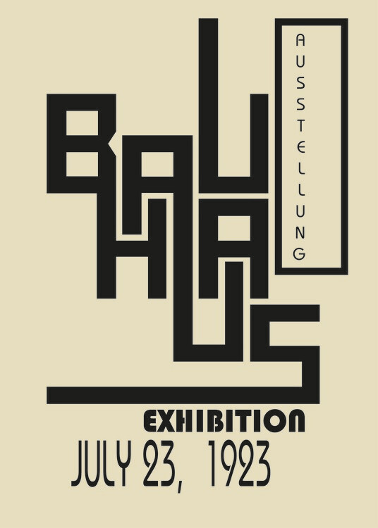 Poster Bauhaus Exhibition