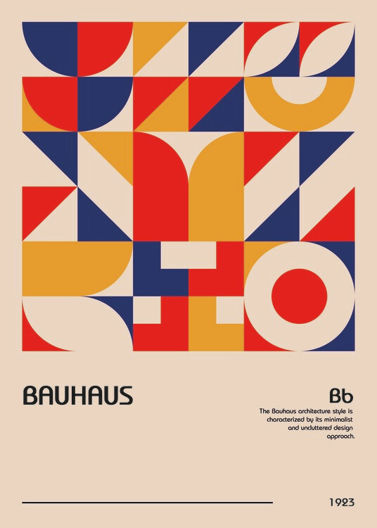 Plakat Bauhaus