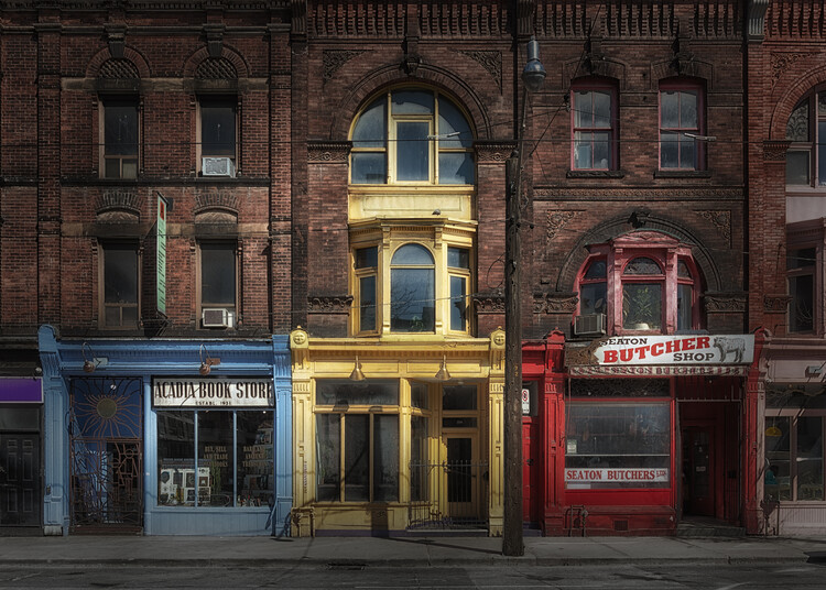 Плакат Books and Bistros and Butchers No 9 Color Version