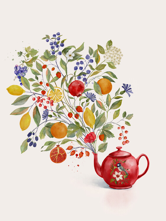 Canvas Print Tea Kettle