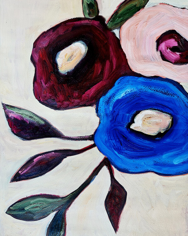 Poster Abstract Flowers