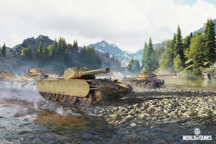 Εκτύπωση καμβά World of Tanks - River