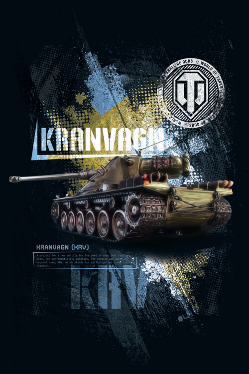 Εκτύπωση καμβά World of Tanks - Kranvagn
