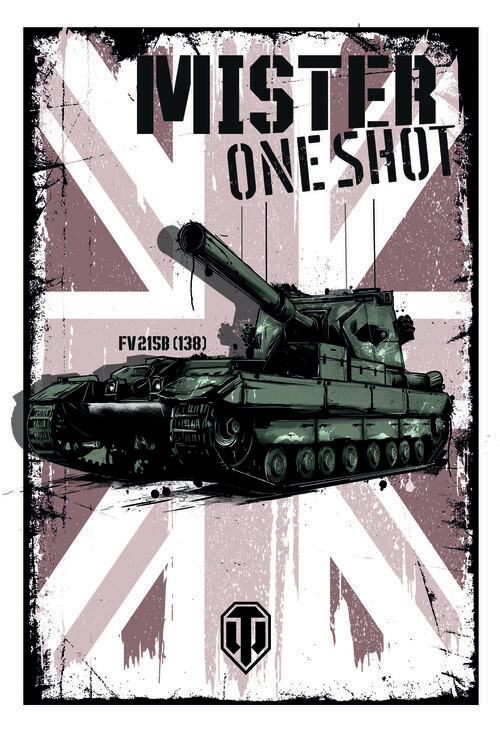 Εκτύπωση καμβά World of Tanks - Mister One Shot