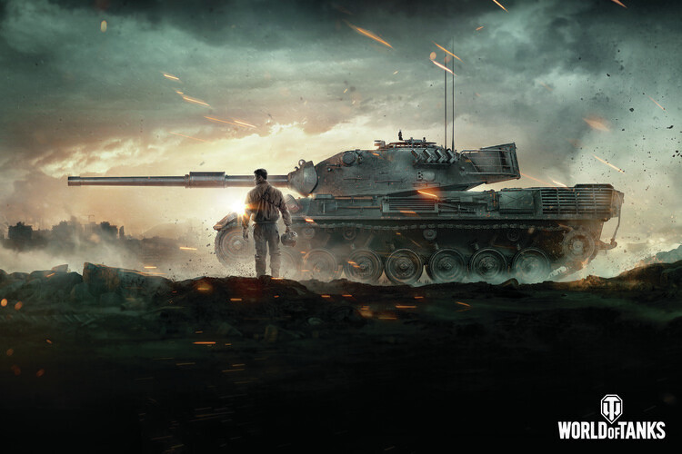 Εκτύπωση καμβά World of Tanks - Man and Machine