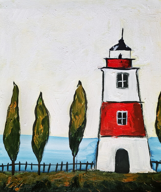 Poster Lighthouse Landscape