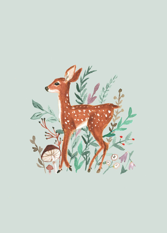 Poster Little fawn