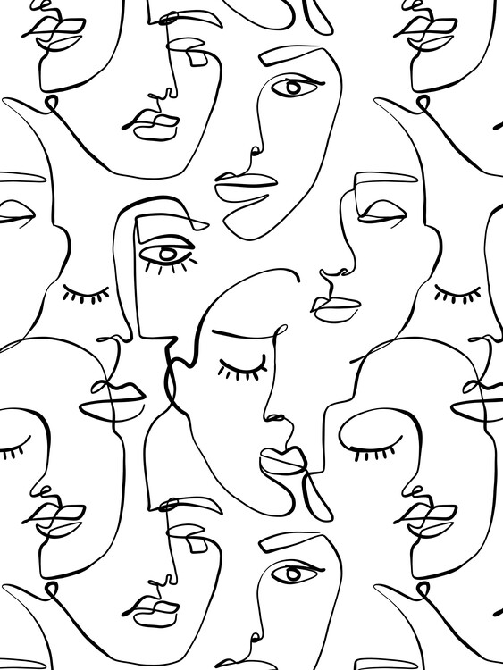 Poster Abstract Faces
