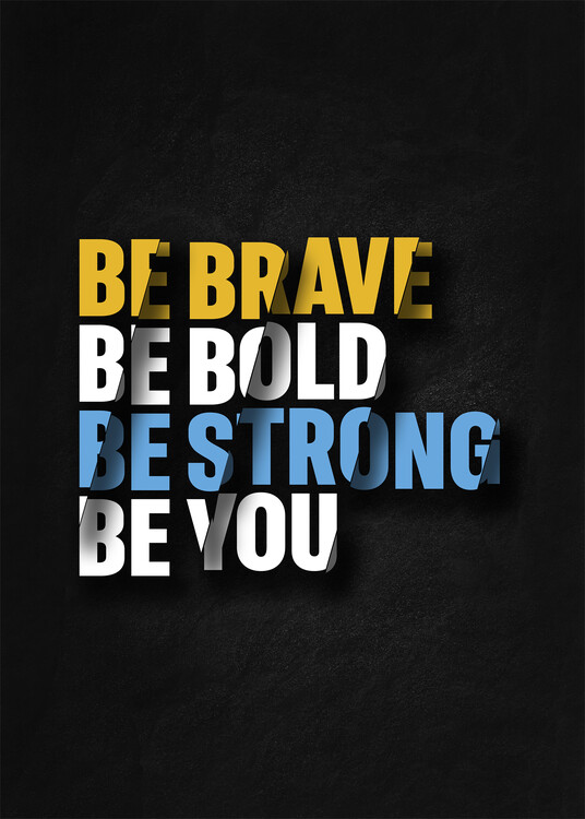 Poster Be You motivational quote