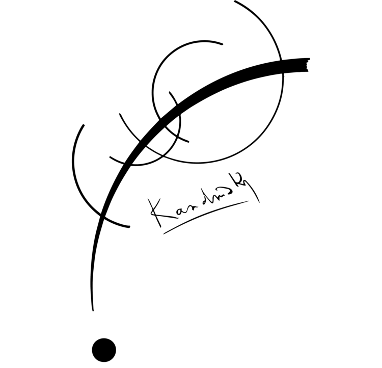 T-shirt Composition by Kandinsky