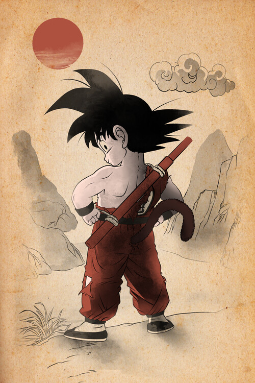 Poster Red Sun Little Hero