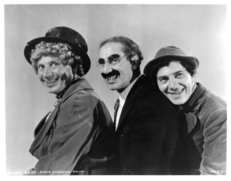 Levně Plakát, Obraz - Harpo Marx And Chico Marx In, 40 × 30 cm