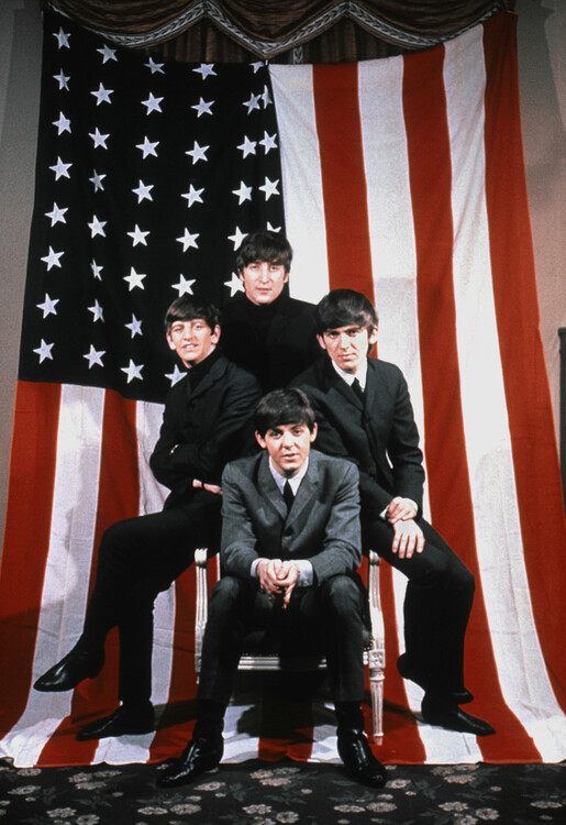 Canvas Print The Beatles Are Coming