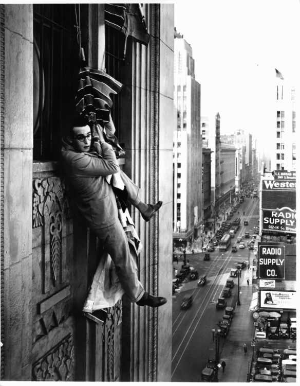 Levně Plakát, Obraz - Harold Lloyd In 'Feet First', 30 × 40 cm