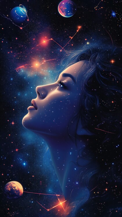 Poster Celestial Dreamscape