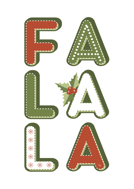 Plakat Bright FaLaLa