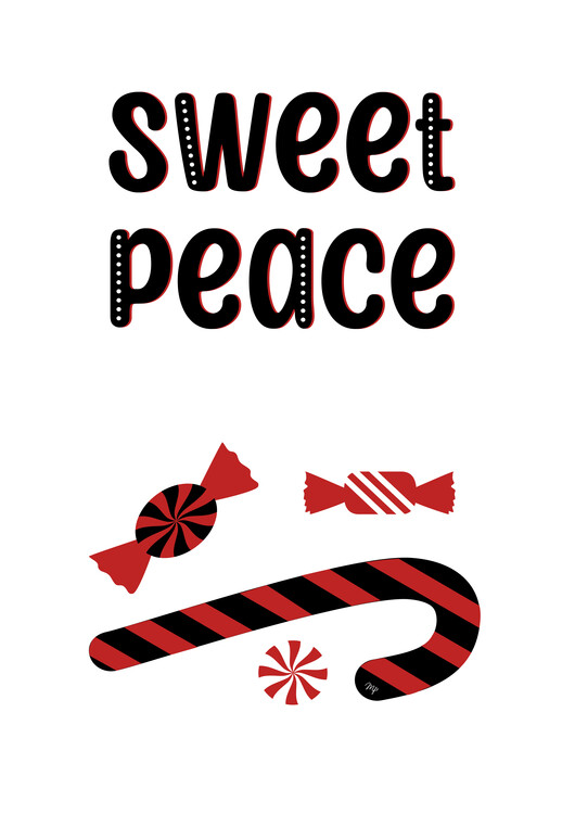 Plakat Sweet Peace Xmas set