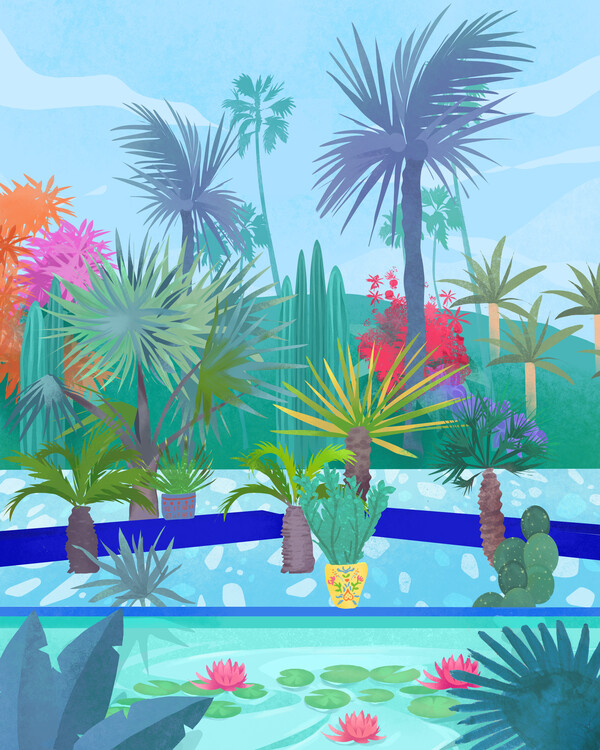 Poster Exotic Garden