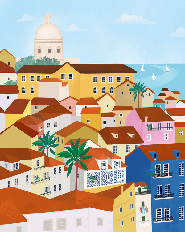 Poster Lisboa, Portugal