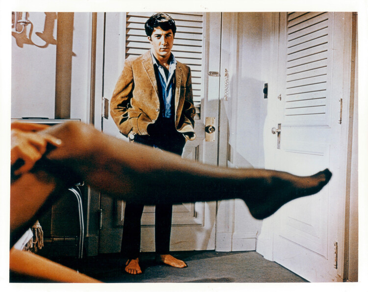 Plakát Anne Bancroft And Dustin Hoffman In 'The Graduate'