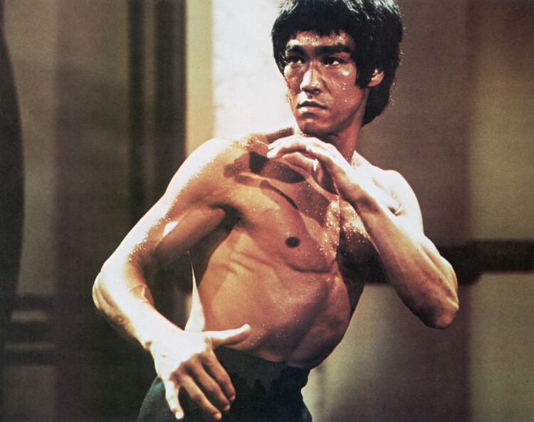 Levně Plakát, Obraz - Bruce Lee Karate Stance, 40 × 30 cm