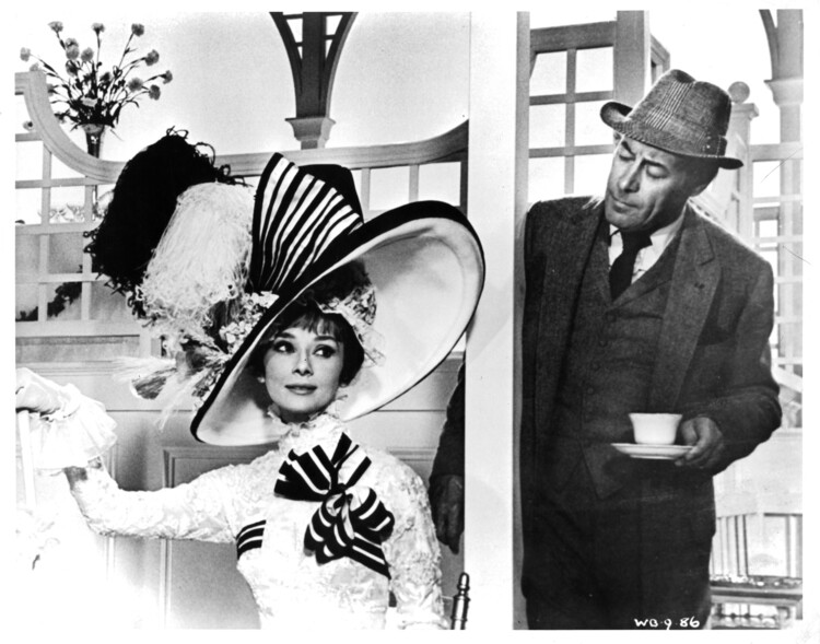 Poster Audrey Hepburn And Rex Harrison In 'My Fair Lady'